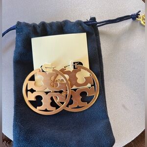 Tory Burch Miller Hoop Earrings